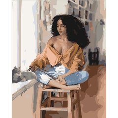 Картина за номерами "Приємні думки" Ідейка полотно на підрамнику 40x50см КНО4659 в інтернет-магазині "Я - Picasso"