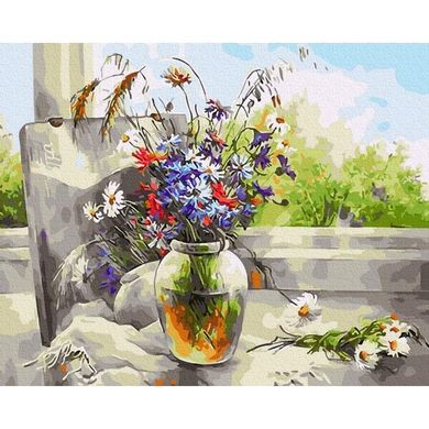 Картина по номерам - Натюрморт с полевыми цветами в интернет-магазине "Я - Picasso"