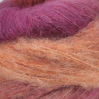 Пряжа Poema Alpaca/Поэма Альпака, фуксия-бордо-кирпичный 16, Laines du Nord