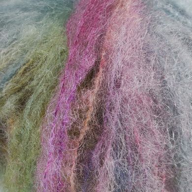 Пряжа Mohair Trend Print/Мохер Тренд Принт, медовый-сиреневый-розовый 5, Laines du Nord