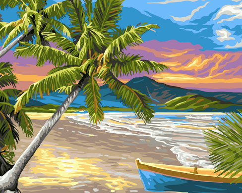 Картина по номерам - Необитаемый остров 40х50 в интернет-магазине "Я - Picasso"