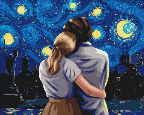 Картина за номерами "Погляд в київську ніч Поліна Скурихіна" BrushMe полотно на підрамнику 40x50см BS53492 в інтернет-магазині "Я - Picasso"