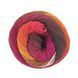 Пряжа Harmonious Sock/Хармониус Сок, коричневый-малиновый-красный-оранжевый-карамель мультиколор 8, Laines du Nord