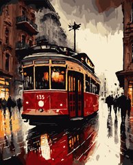 Картины по номерам "Осенний трамвай" Artissimo холст на подрамнике 50x60 см PNX8137 в интернет-магазине "Я - Picasso"