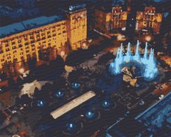 Картина по номерам "Вечірній Київ" холст на подрамнике 40x50 см RB-0277 в інтернет-магазині "Я - Picasso"