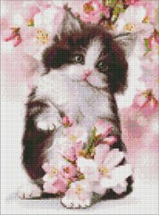 Алмазная мозаика "Пушистый котенок" Идейка холст на подрамнике 30x40см AMO7577 в интернет-магазине "Я - Picasso"