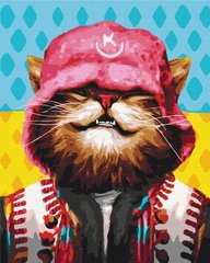 Картина за номерами "Котик Kalush" BrushMe полотно на підрамнику 40х50см BS53159 в інтернет-магазині "Я - Picasso"