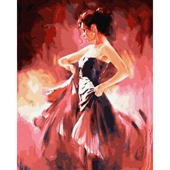 Картина за номерами "Пристрасна танцівниця" BrushMe полотно на підрамнику 40х50см GX34005 в інтернет-магазині "Я - Picasso"