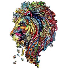 Деревянные пазлы - Волшебный лев в интернет-магазине "Я - Picasso"