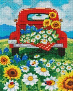Алмазна мозаїка "На галявині" ArtStory подарункова коробка полотно на підрамнику 40x50см ASM27 в інтернет-магазині "Я - Picasso"