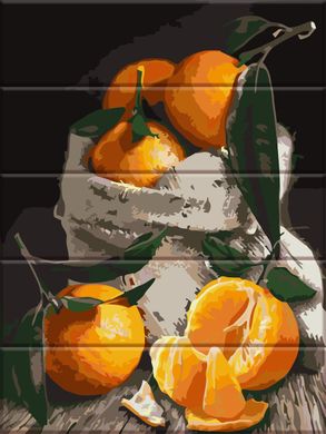 Картина за номерами на дереві "Мандарини" ArtStory подарункова упаковка 30x40см ASW075 в інтернет-магазині "Я - Picasso"
