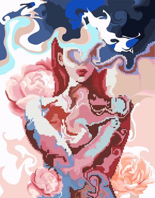 Алмазна картина-розмальовка "Хвилі ніжності" BrushMe 3D ефект подарункова коробка 40x50 cм GZS1188 в інтернет-магазині "Я - Picasso"