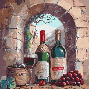 Картина за номерами "Смак витримки &copy;art_selena_ua" Идейка 40х40см KHO5729 в інтернет-магазині "Я - Picasso"