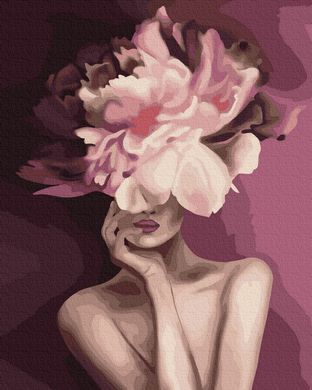 Картина по номерам - Пурпурний цветок 40х50 в интернет-магазине "Я - Picasso"