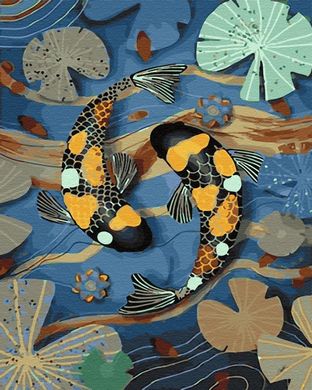 Картина за номерами "Тропічні рибки" BrushMe полотно на підрамнику 40x50см GX30148 в інтернет-магазині "Я - Picasso"