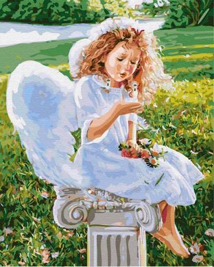 Картина за номерами "Маленький ангел" BrushMe полотно на підрамнику 40x50см GX31186 в інтернет-магазині "Я - Picasso"