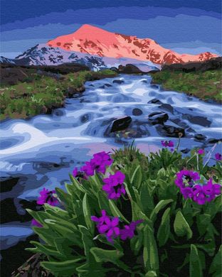 Картина за номерами "Весна у підніжжя гір" BrushMe полотно на підрамнику 40x50см GX33321 в інтернет-магазині "Я - Picasso"