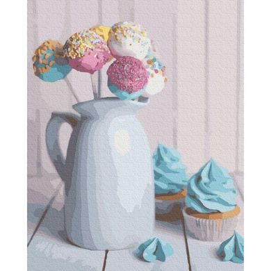 Картина за номерами "Повітряні десерти" BrushMe полотно на підрамнику 40х50см GX38499 в інтернет-магазині "Я - Picasso"