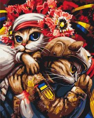 Картина за номерами "Киця Берегиня" BrushMe полотно на підрамнику 40х50см BS53689 в інтернет-магазині "Я - Picasso"