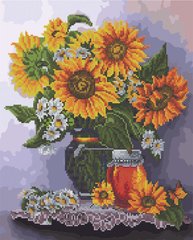 Алмазна картина-розмальовка "Сонячний натюрморт" BrushMe 3D ефект подарункова коробка 40x50 cм GZS1108 в інтернет-магазині "Я - Picasso"