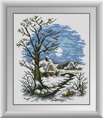 Алмазна мозаїка "Зимова село" Dream Art в коробці 30856 в інтернет-магазині "Я - Picasso"