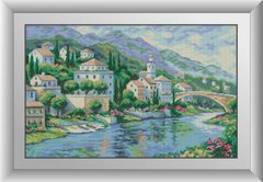 30922 Итальянский городок. Dream Art. Набор алмазной живописи (квадратные, полная) в интернет-магазине "Я - Picasso"