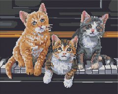 Алмазная мозаика - Игривые котята в интернет-магазине "Я - Picasso"
