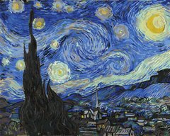 Картина за номерами "Зоряна ніч" BrushMe полотно на підрамнику 40x50см PBS4756 в інтернет-магазині "Я - Picasso"