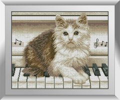 Алмазна мозаїка "Музикант (кошеня)" Dream Art в коробці 31381 в інтернет-магазині "Я - Picasso"