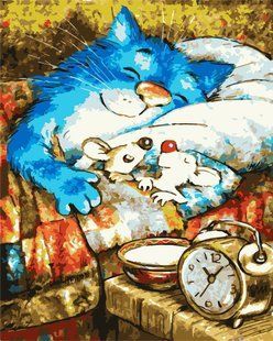 Картини за номерами "Солодкий сон" Artissimo полотно на підрамнику 40x50 см PN4699 в інтернет-магазині "Я - Picasso"