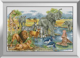 Алмазна мозаїка "Водопій" Dream Art в коробці 31338 в інтернет-магазині "Я - Picasso"