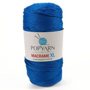 Пряжа Macrame Xl/Макраме ХЛ, синьо-блакитний B-500, Popyarn