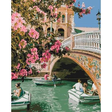 Картина за номерами "Романтична прогулянка" Ідейка полотно на підрамнику 40x50см КНО4612 в інтернет-магазині "Я - Picasso"