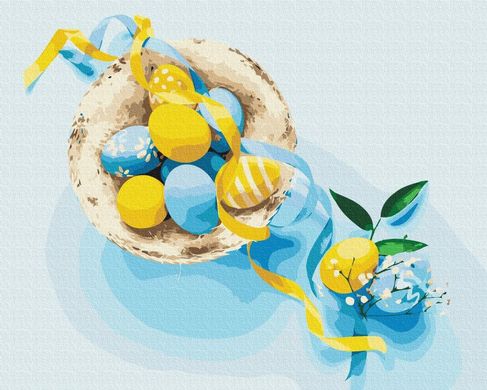 Картина за номерами "Український Великдень" BrushMe полотно на підрамнику 40х50см BS53104 в інтернет-магазині "Я - Picasso"