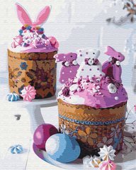 Картина по номерам "Пасхальные куличи" BrushMe холст на подрамнике 40х50см BS51826 в интернет-магазине "Я - Picasso"