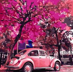 Картина за номерами "Ретро авто" ArtStory полотно на підрамнику 40х40см AS0793 в інтернет-магазині "Я - Picasso"