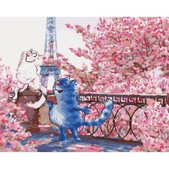 Картина за номерами "Побачення в Парижі" Ідейка полотно на підрамнику 40x50см КНО4047 в інтернет-магазині "Я - Picasso"