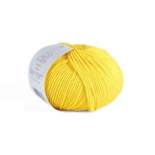 Пряжа Baby Soft/Бебі Софт, жовтий 628, Laines du Nord