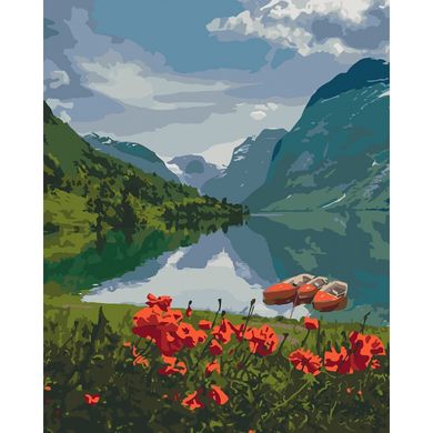 Картина за номерами "Краса Норвегії" Ідейка полотно на підрамнику 40x50см КНО2256 в інтернет-магазині "Я - Picasso"