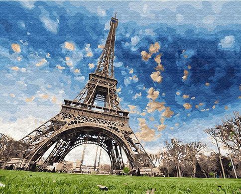 Картина за номерами "Небо Парижа" BrushMe полотно на підрамнику 40x50см GX29440 в інтернет-магазині "Я - Picasso"