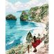 Картина за номерами "Діамантовий пляж" Ідейка полотно на підрамнику 40x50см КНО4734