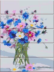 Картина по номерам на дереве - Цветы из сада 30x40 см в интернет-магазине "Я - Picasso"
