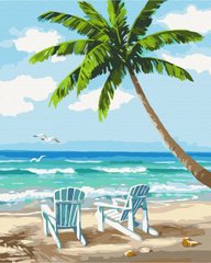 Картина за номерами "Море на двох" BrushMe полотно на підрамнику 40х50см BS51598 в інтернет-магазині "Я - Picasso"