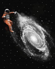 Картина за номерами "Космічний художник" BrushMe полотно на підрамнику 40 * 50см GX35339 в інтернет-магазині "Я - Picasso"