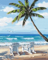Картина по номерам - Шезлонги на побережье в интернет-магазине "Я - Picasso"