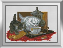 Алмазна мозаїка "Чаювання (кошенята)" Dream Art в коробці 31135 в інтернет-магазині "Я - Picasso"
