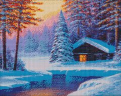 Алмазна мозаїка "Зимова тиша" Ідейка 40x50см AMO7299 в інтернет-магазині "Я - Picasso"