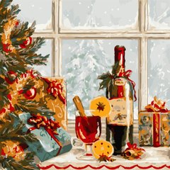 Картина за номерами "Різдво" ArtStory полотно на підрамнику 40x40см AS0809 в інтернет-магазині "Я - Picasso"