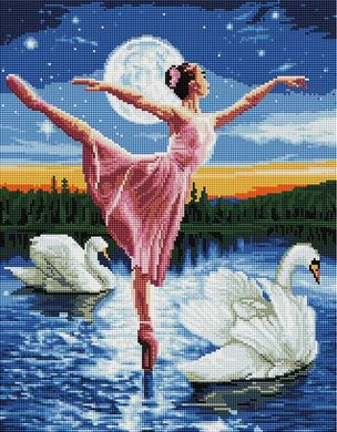 Алмазна мозаїка "Лебедине озеро" BrushMe 40x50см GF3614 в інтернет-магазині "Я - Picasso"