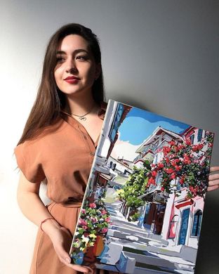 Картина за номерами "Греція" BrushMe полотно на підрамнику 40x50см GX7519 в інтернет-магазині "Я - Picasso"